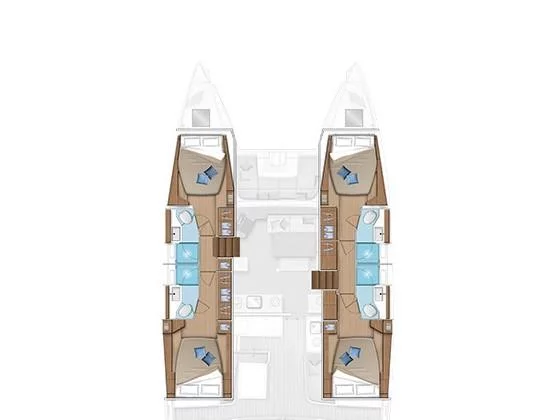 Lagoon 46 (My Star) Plan image - 8