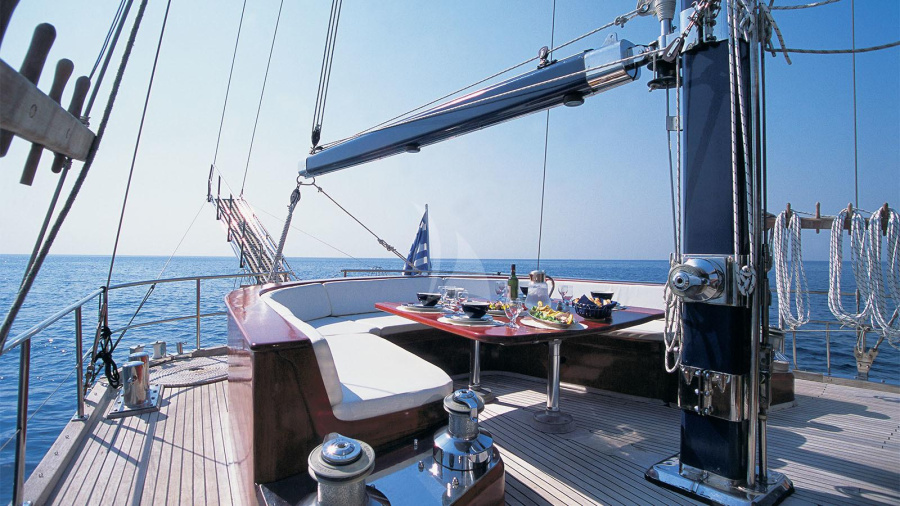 Photo #17 - Custom Motor Sailer 80' (Anemos) in Atene - 18997