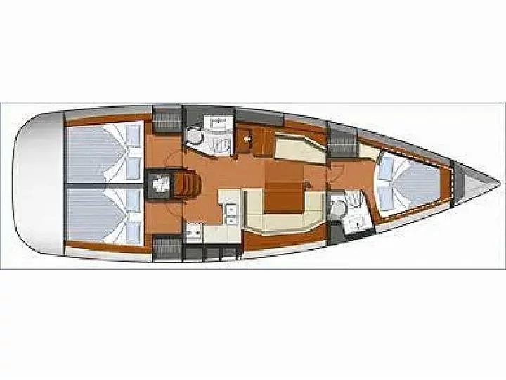 Sun Odyssey 42DS (FREYA) Plan image - 5