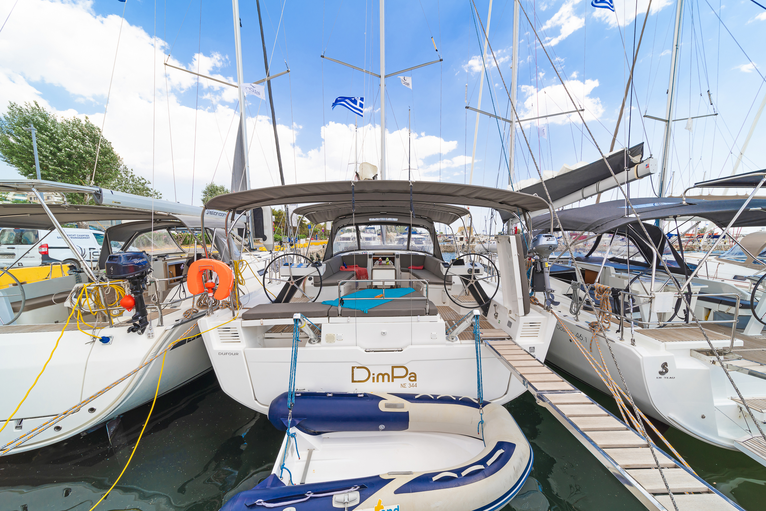 Photo #8 - Dufour 530 AC & GEN & WM (Dimpa) in Athen - 17507