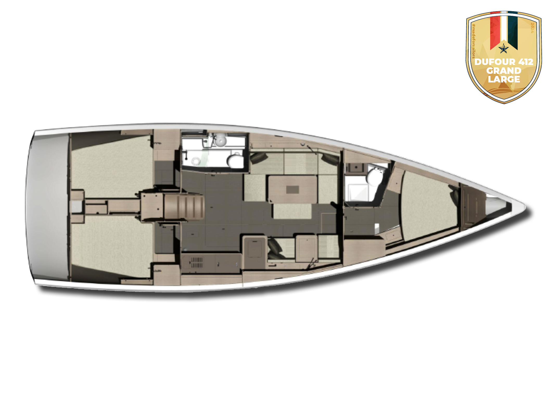 Photo #6 - Dufour 412 Grand large (Tessa) in rogoznica - 6051