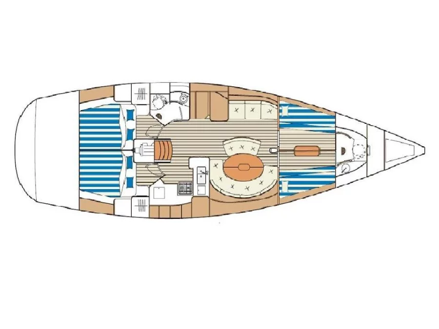 Beneteau First 47.7 (Mosca) Plan image - 4