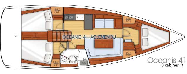Photo #4 - Oceanis 41 (Asjemenou) en Corfú - 19069