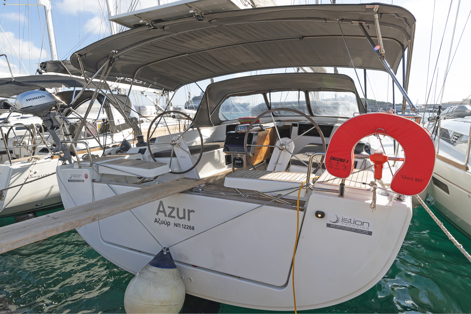 Photo #9 - Hanse 418 (Azur) in Lavrion - 8723