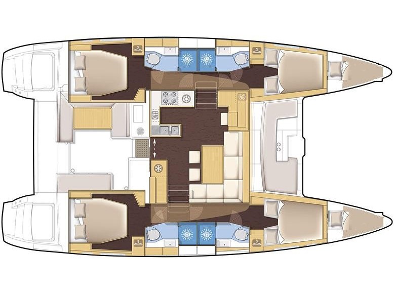 Photo #6 - Lagoon 450 Flybridge (Golden Dream) in Lavrion - 8206