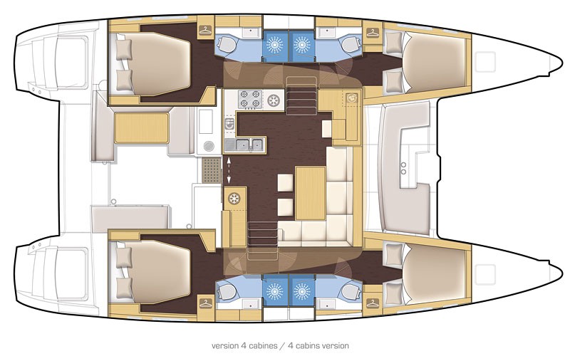 Photo #9 - Lagoon 450 Flybridge (Athina (Pax 12)) in Lefkada - 9519