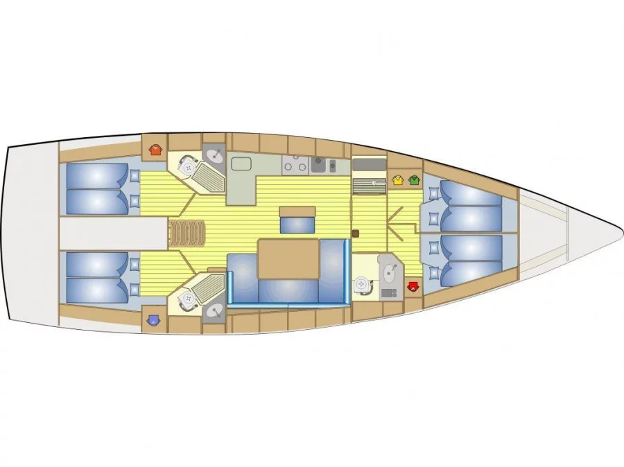 Bavaria 46 Cruiser (XANNAX II) Plan image - 10