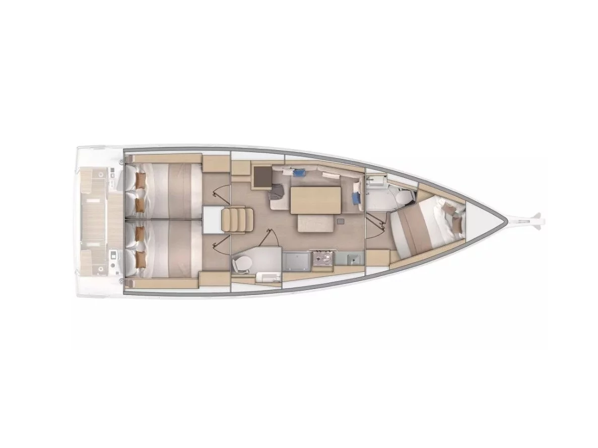 Oceanis 37.1 (PIPERI) Plan image - 2