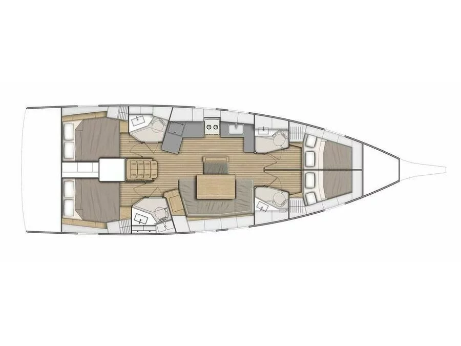 Oceanis 46.1 (First Move) Plan image - 1