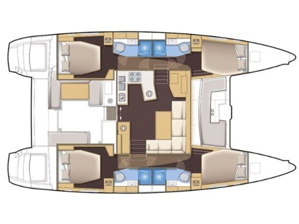 Photo #9 - Lagoon 450 Flybridge (SILICIA) in Kastela - 19345