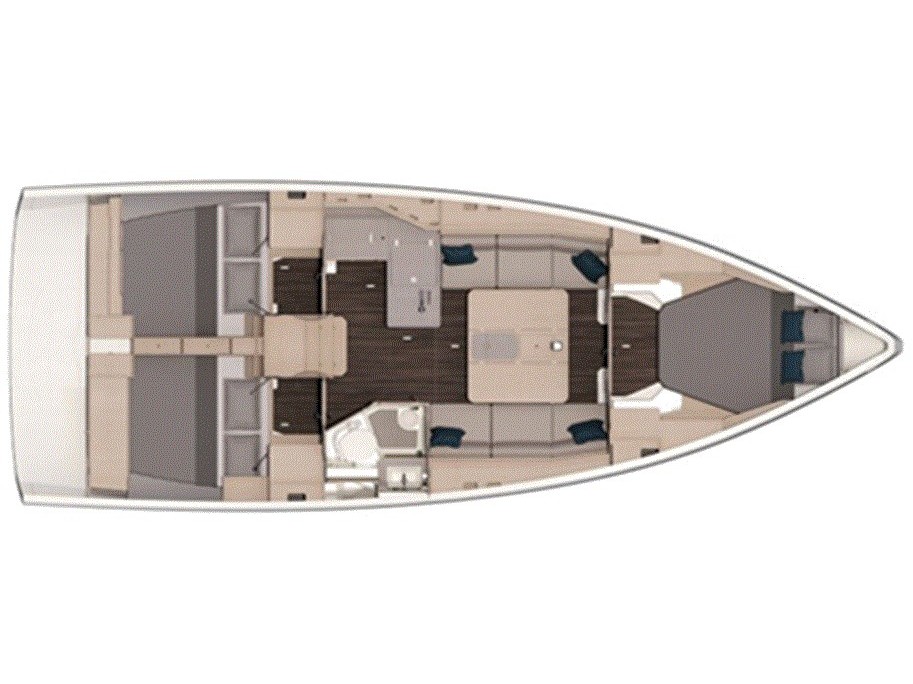 Photo #8 - Dufour 37/3.cabin (Marsel The Angel) in Marmaris - 20849
