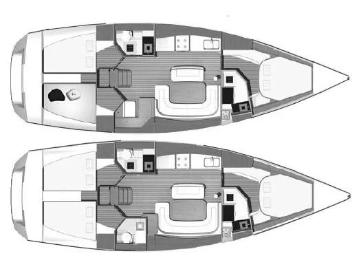 Dufour 425 Grand Large (SPICA) Plan image - 1