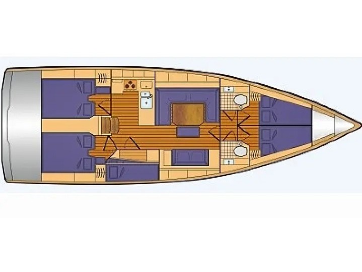Photo #13 - Bavaria C 45 Cruiser-5 cabin (BavariaC45_1) en Atenas - 22964