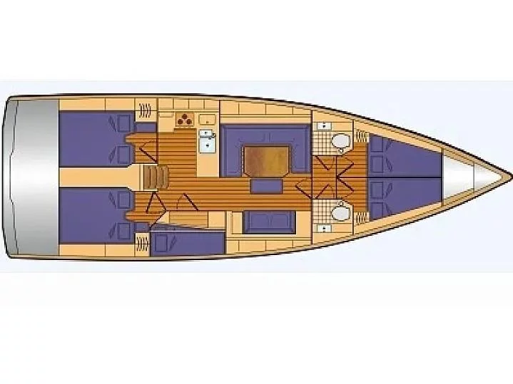 Bavaria C 45 Cruiser-5 cabin (BavariaC45_1) Plan image - 12