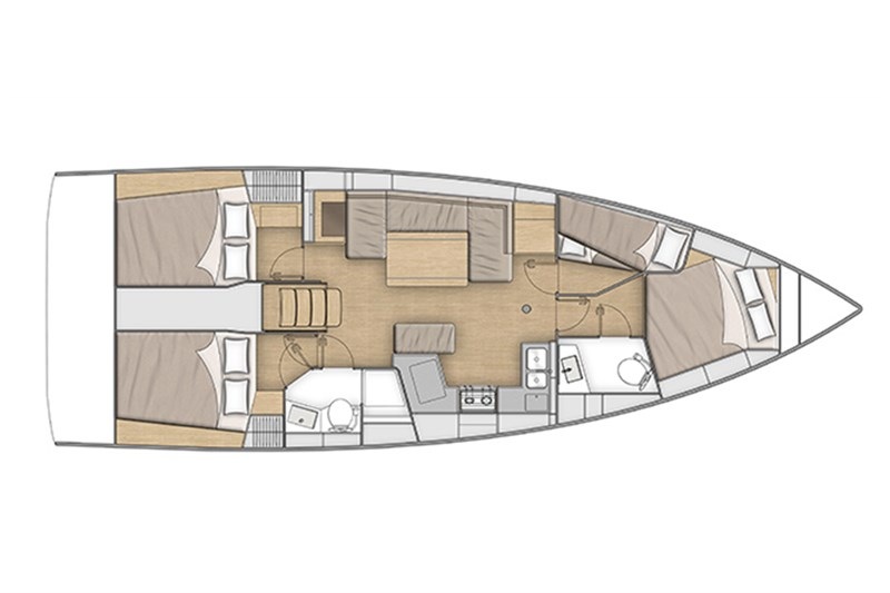 Photo #6 - Oceanis 40.1 (4 cabins) (Oceanis40.1_2) in Lefkada - 22980