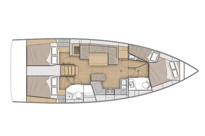 Oceanis 40.1 (4 cabins) (Oceanis40.1_2)  - 5