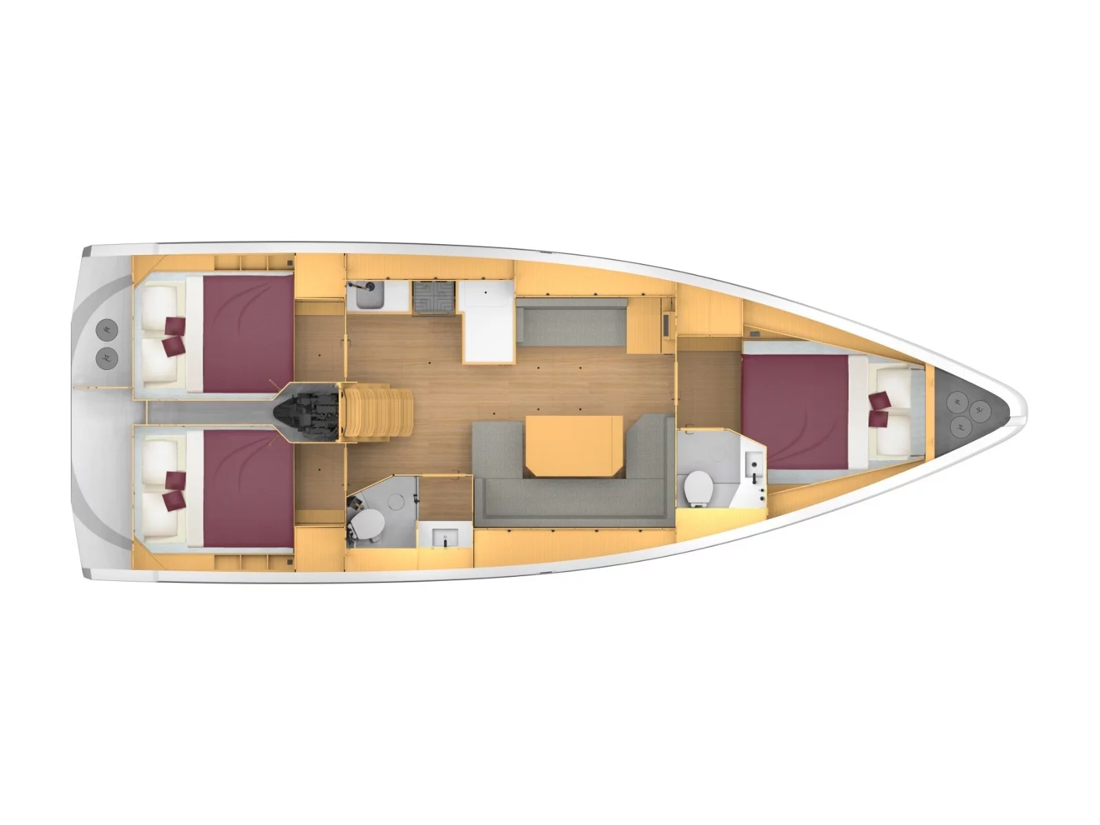 Bavaria C42 (NEW Gioia) Plan image - 6