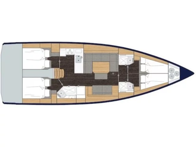 Bavaria C45 Holiday (ARTEMIS) Plan image - 2