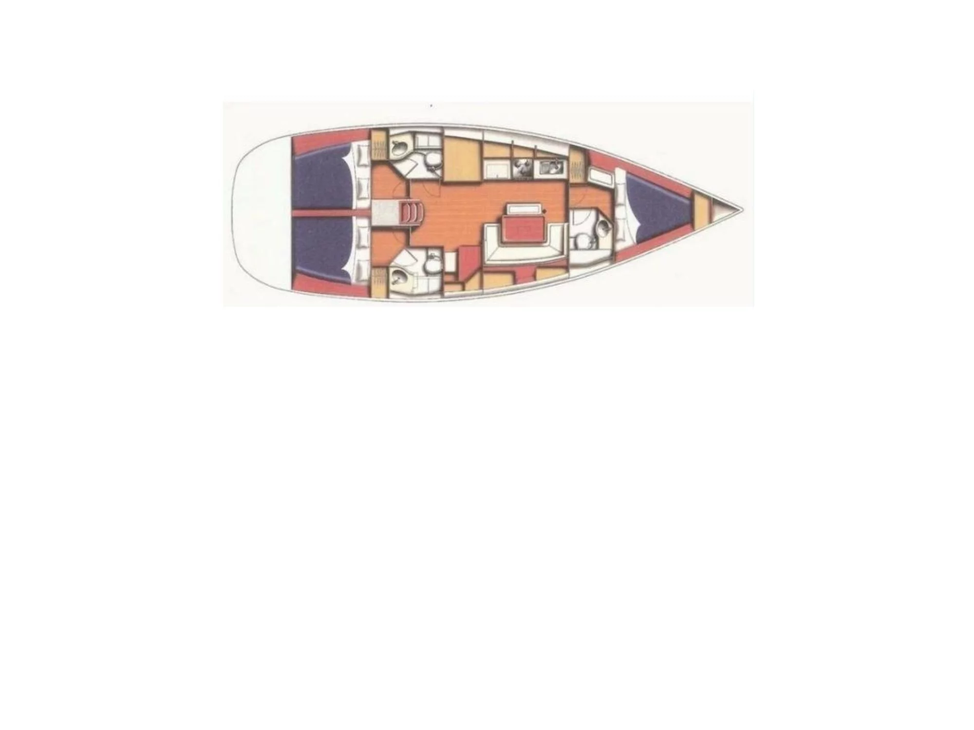 Beneteau 43 (ROUALEYN) Plan image - 1
