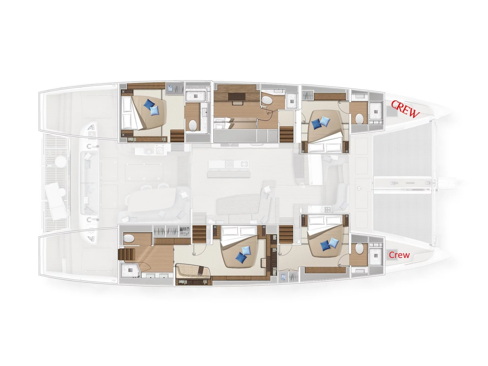 Lagoon Sixty5 (TriWing Endor) Plan image - 14