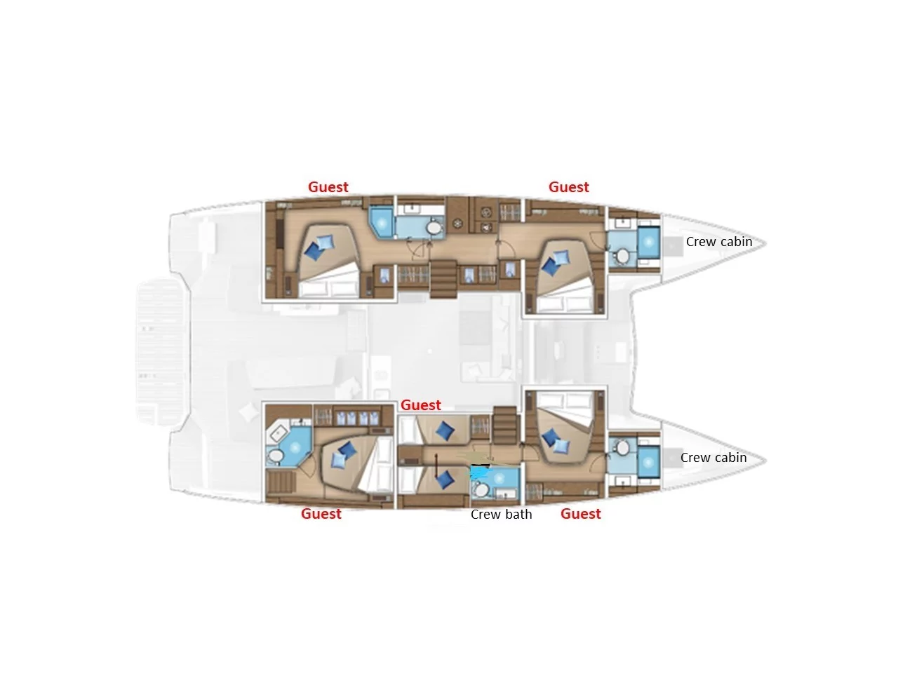 Lagoon 55 (Slow Down) Plan image - 14
