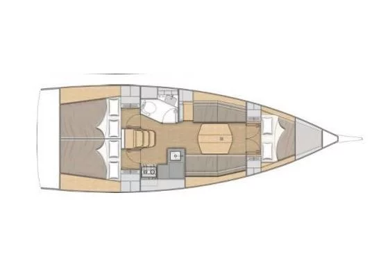 Oceanis 34.1 (Sail Lynx) Plan image - 18