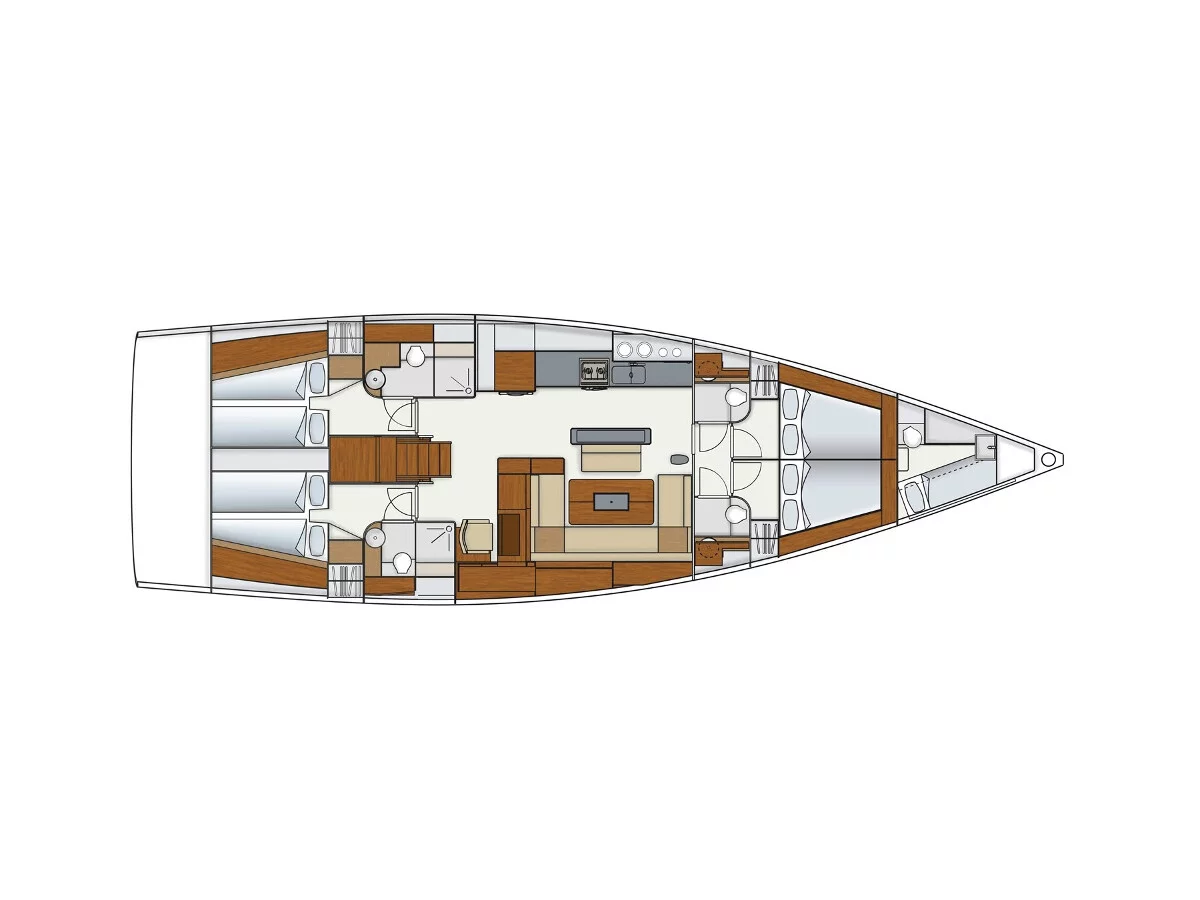 Hanse 575 (Ifestos) Plan image - 1