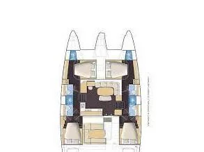 Lagoon 421 (Azzurra) Plan image - 10