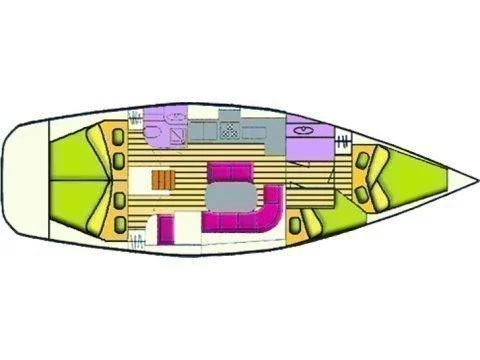 Oceanis Clipper 411 (Canopus) Plan image - 13