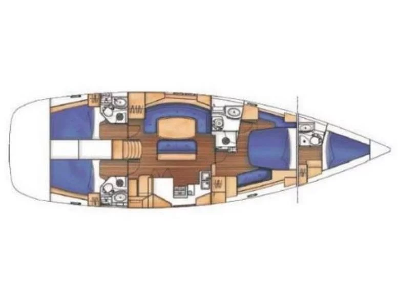 Oceanis 523 Clipper (Blue Magic) Plan image - 6