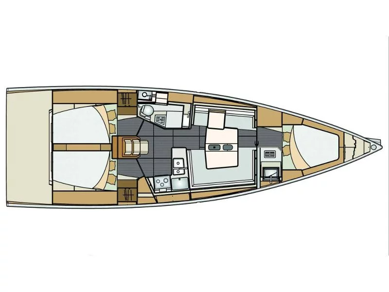 Elan E5 (LINA 2020 (new sails 2024., air condition)) Plan image - 12