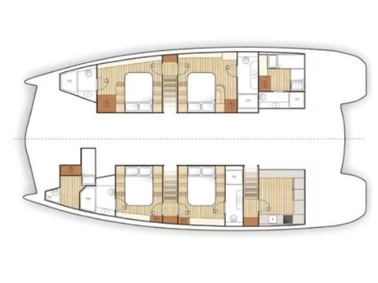 Moon Yacht 60 (Honeymoon) Plan image - 1