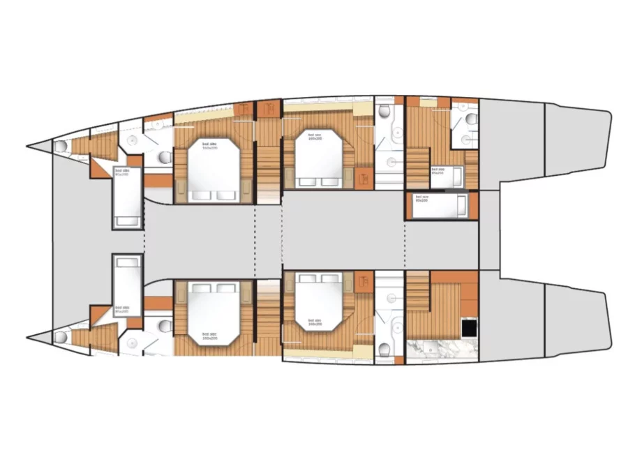 Moon Yacht 65 (Honeymoon) Plan image - 11