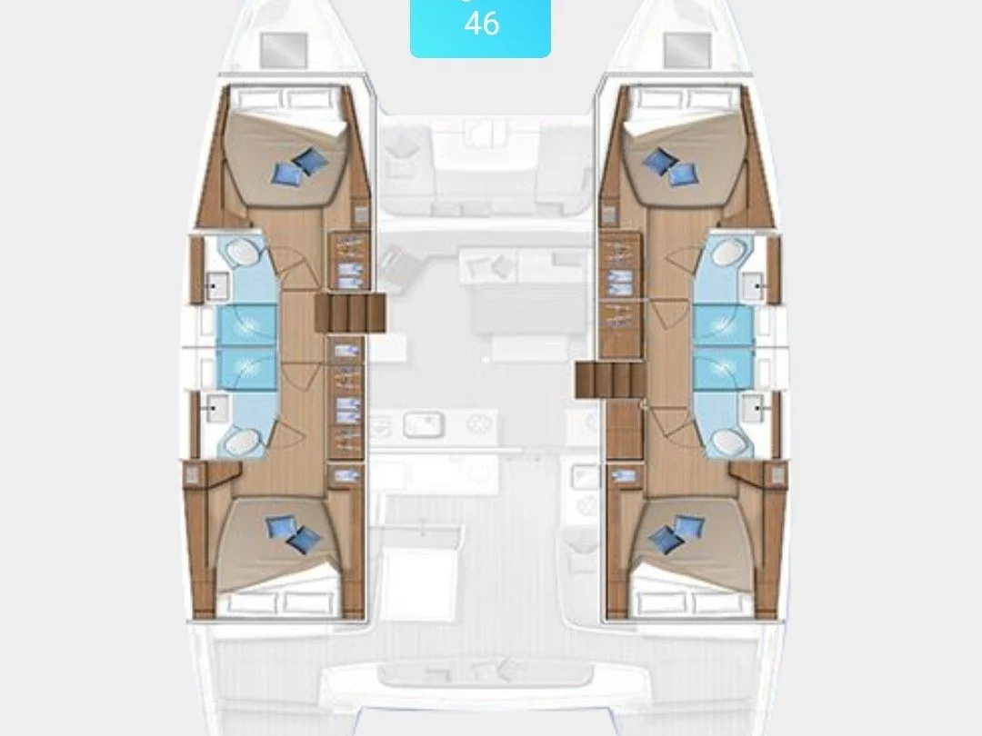 Lagoon 46 (Gea) Plan image - 5