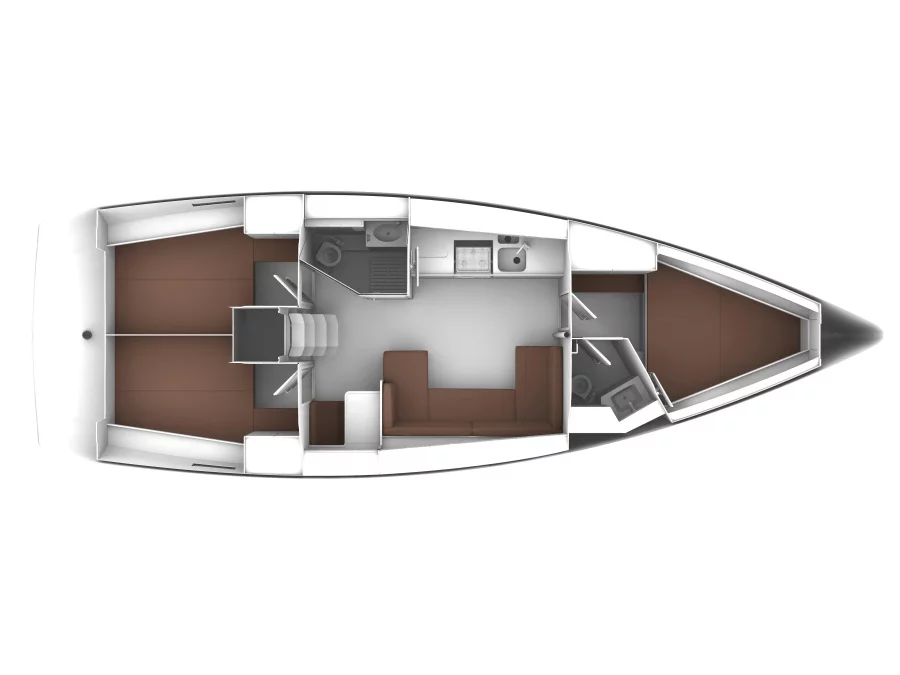 Bavaria Cruiser 41 (S/Y Anemoessa) Plan image - 3