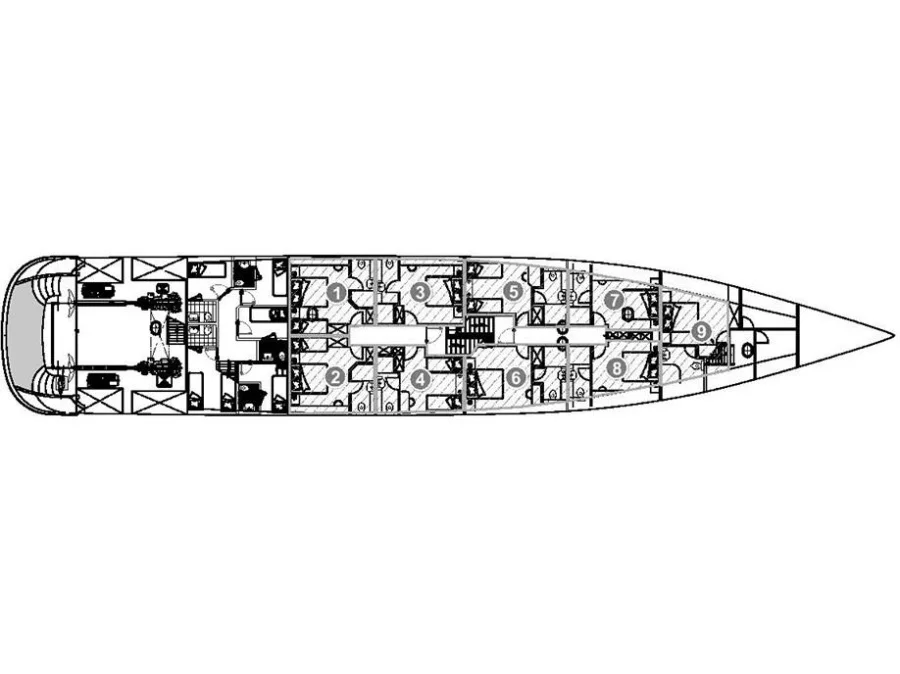 Motoryacht Ohana (Ohana) Plan image - 4
