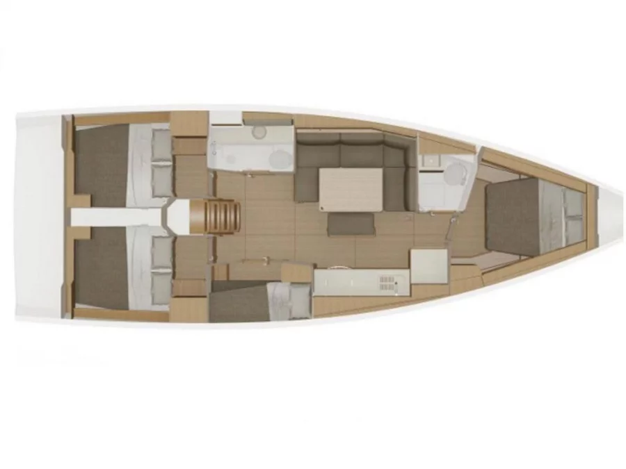 Dufour 430 Grand Large (Hydra) Plan image - 7