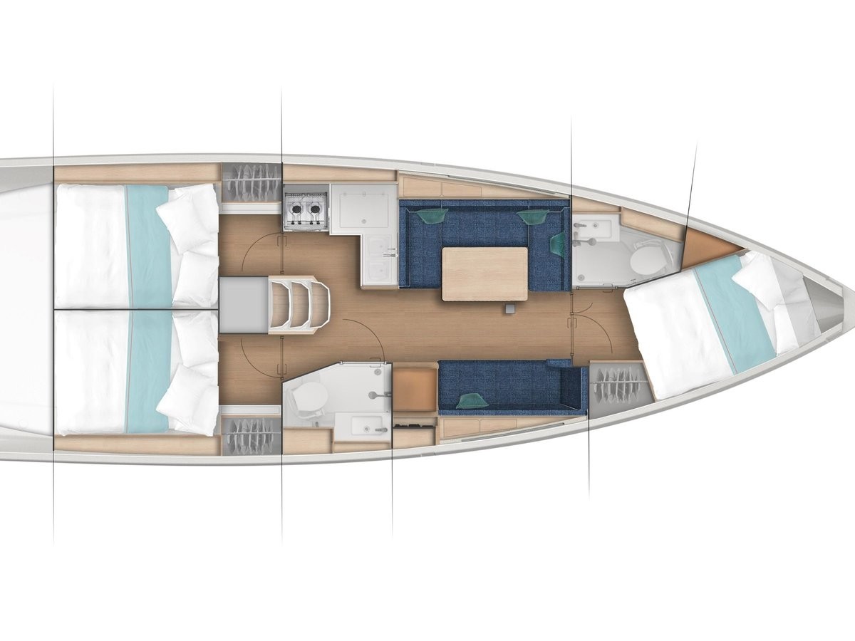 Photo #3 - Sun Odyssey 380 () en Cannigione - 19401