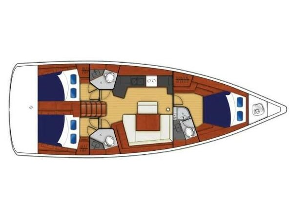 Photo #9 - Oceanis 45, 3 cabins (Rumba) en Meljine - 61347