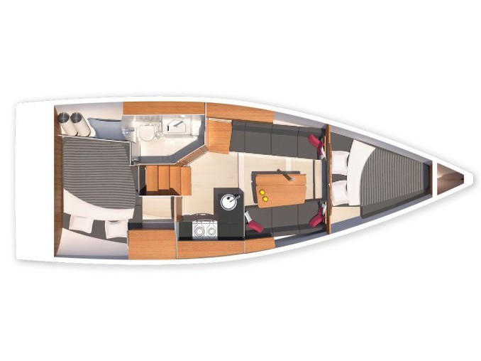 Photo #3 - Hanse 315 (Tendance III) in Saint Tropez - 4212