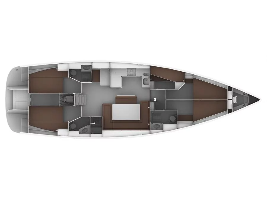 Bavaria Cruiser 50 (Bela Vila) Plan image - 12
