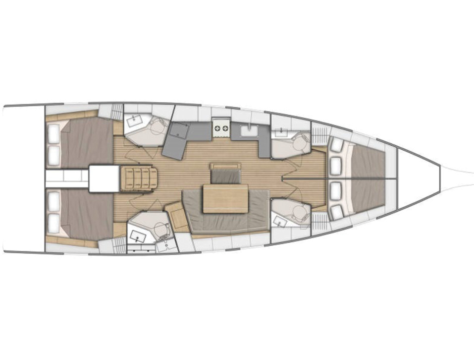 Photo #9 - Oceanis 46.1 () in Marina - 19395
