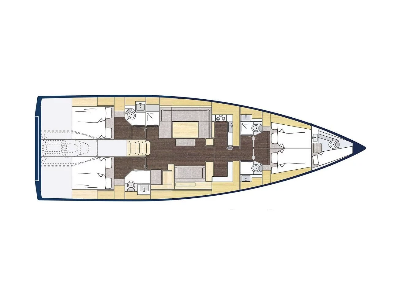 Bavaria C57 -GEN & WM (Ghost) Plan image - 1
