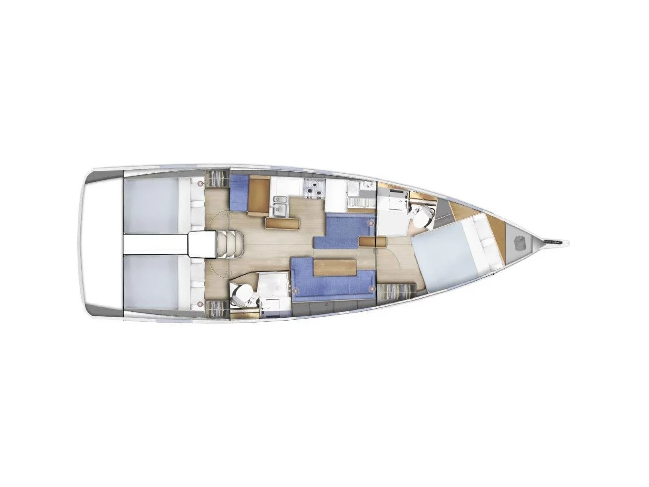 Sun Odyssey 410 (Zheng Yi Sao) Plan image - 3