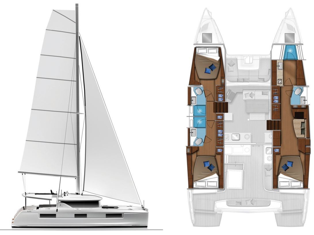 Photo #8 - Lagoon 46 Owners Version (Free Bird II) in Lavrion - 17535