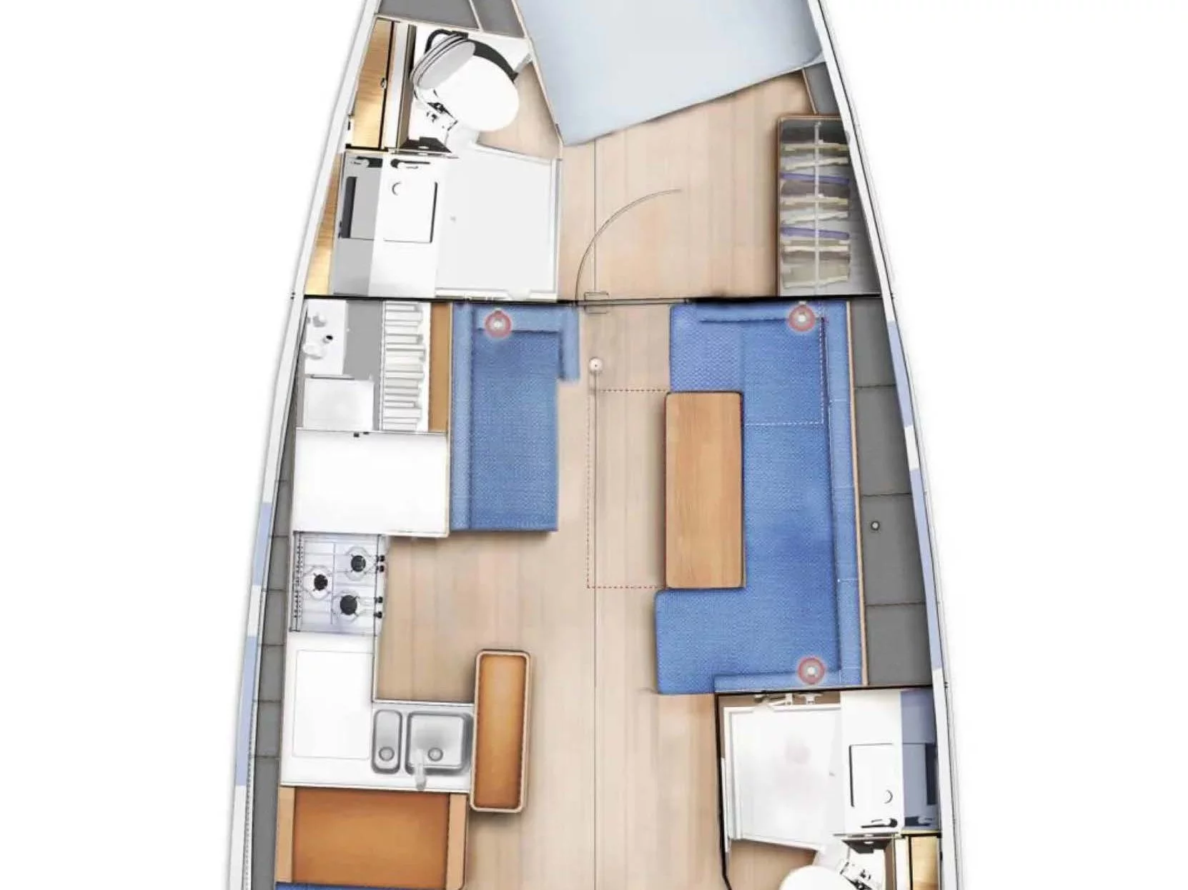Sun Odyssey 410 (Evelina) Plan image - 7