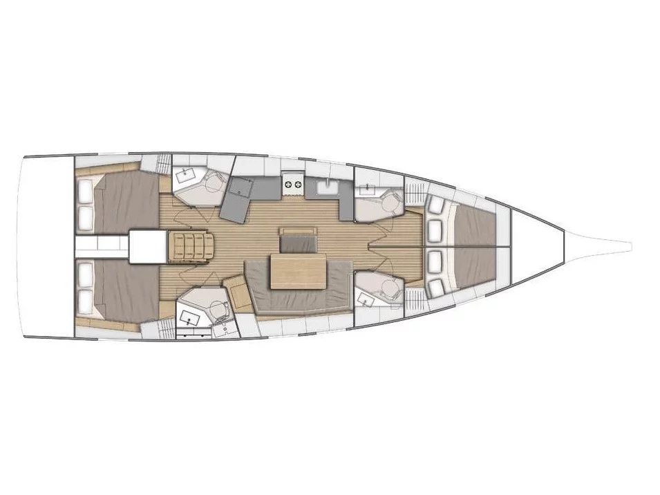Oceanis 46.1 (Scinachiena) Plan image - 2