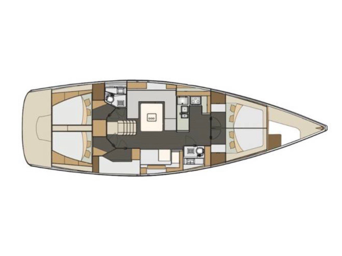 Photo #8 - Elan 50 Impression (5 cabins) (Timeless) in Slano - 17483