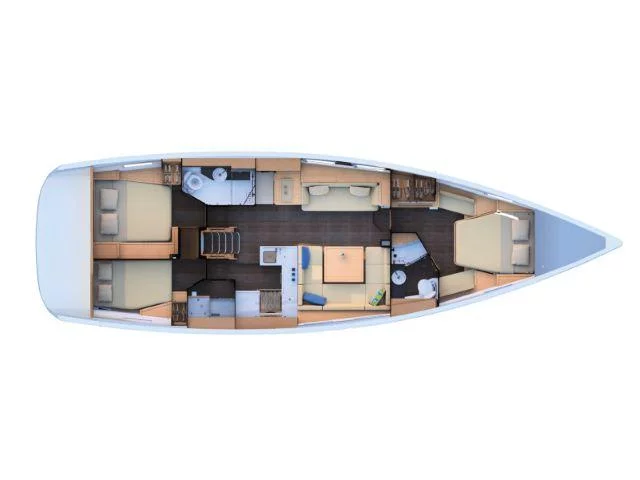 Jeanneau 51 (Recovery Room) Plan image - 4