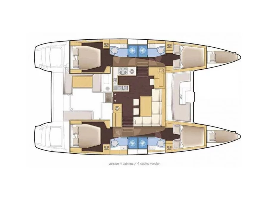 Lagoon 46 (SEA ENERGY I) Plan image - 13